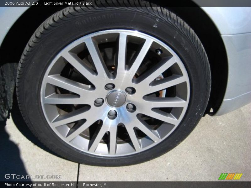 Light Silver Metallic / Black 2006 Audi A3 2.0T