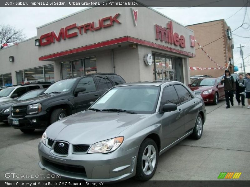 Urban Gray Metallic / Anthracite Black 2007 Subaru Impreza 2.5i Sedan