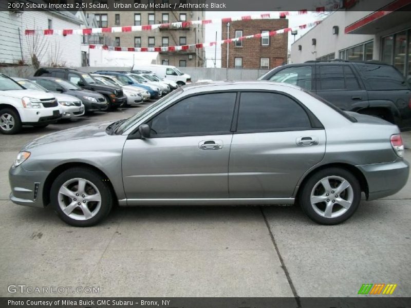 Urban Gray Metallic / Anthracite Black 2007 Subaru Impreza 2.5i Sedan