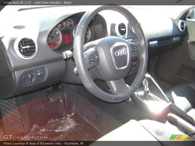 Light Silver Metallic / Black 2006 Audi A3 2.0T