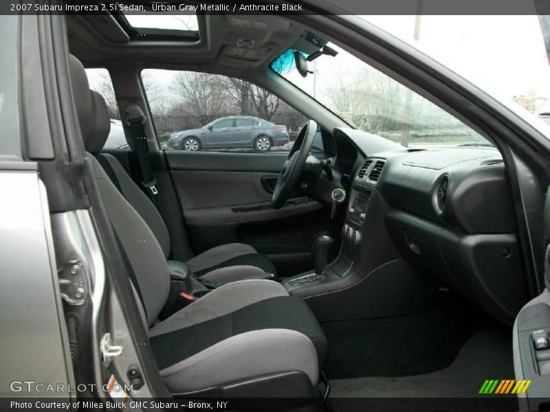 Urban Gray Metallic / Anthracite Black 2007 Subaru Impreza 2.5i Sedan