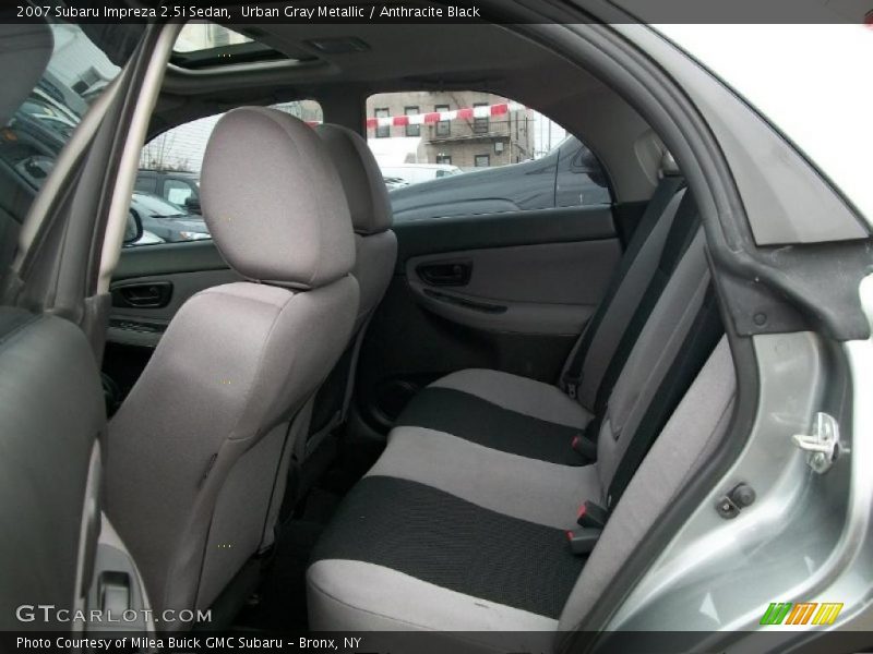 Urban Gray Metallic / Anthracite Black 2007 Subaru Impreza 2.5i Sedan