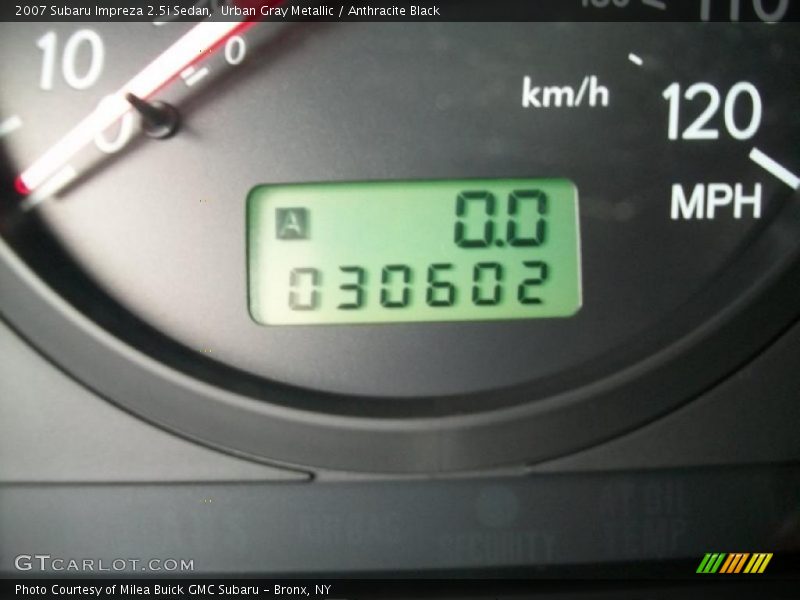 Urban Gray Metallic / Anthracite Black 2007 Subaru Impreza 2.5i Sedan