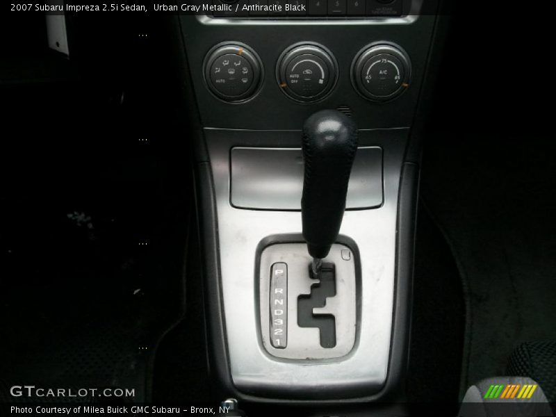 Urban Gray Metallic / Anthracite Black 2007 Subaru Impreza 2.5i Sedan