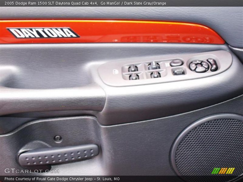 Go ManGo! / Dark Slate Gray/Orange 2005 Dodge Ram 1500 SLT Daytona Quad Cab 4x4