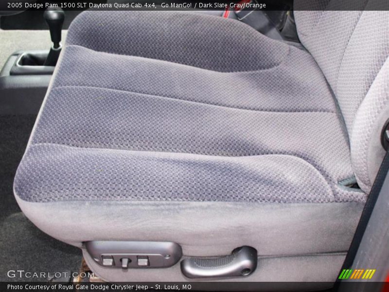 Go ManGo! / Dark Slate Gray/Orange 2005 Dodge Ram 1500 SLT Daytona Quad Cab 4x4