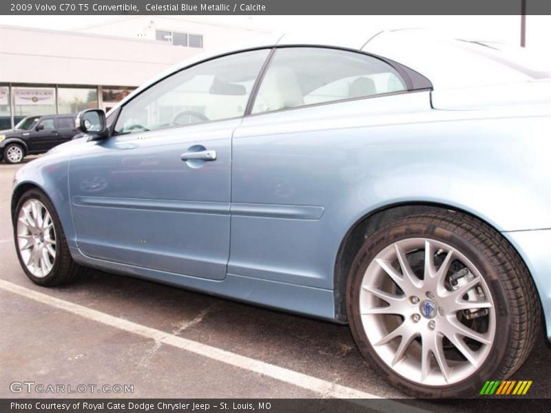 Celestial Blue Metallic / Calcite 2009 Volvo C70 T5 Convertible