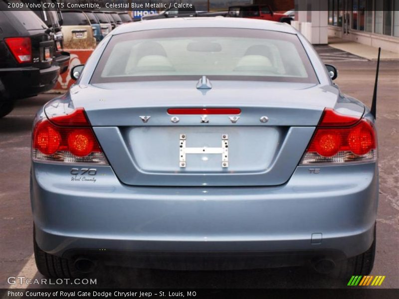 Celestial Blue Metallic / Calcite 2009 Volvo C70 T5 Convertible