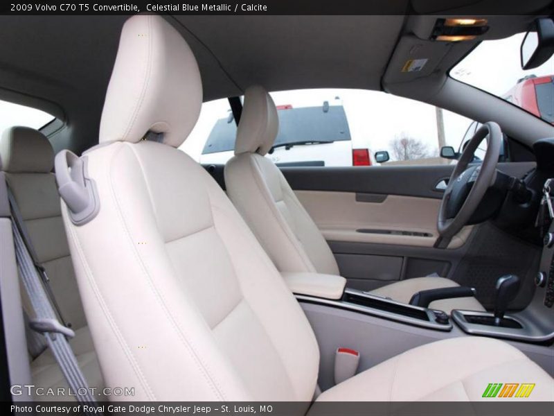 Celestial Blue Metallic / Calcite 2009 Volvo C70 T5 Convertible
