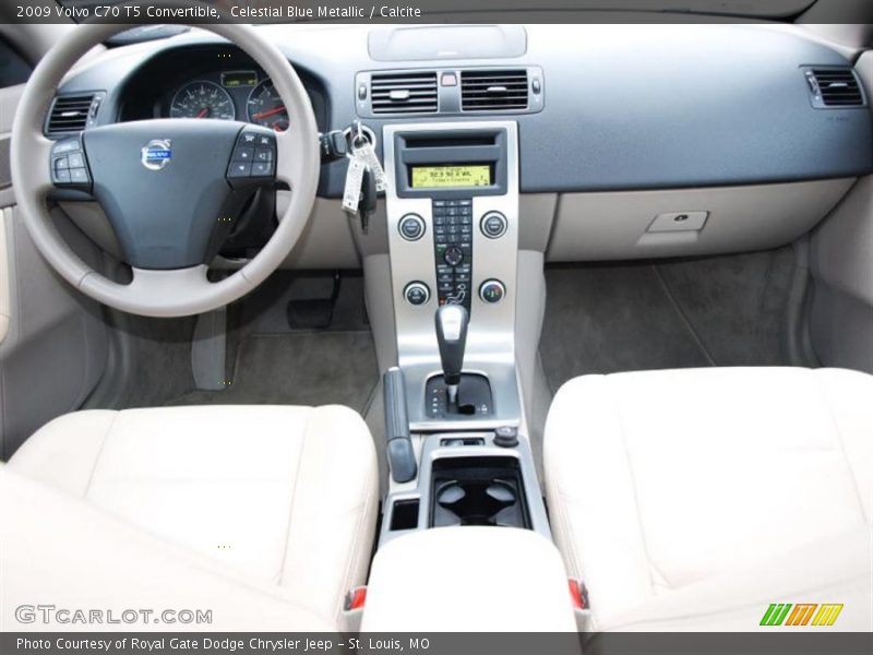 Celestial Blue Metallic / Calcite 2009 Volvo C70 T5 Convertible