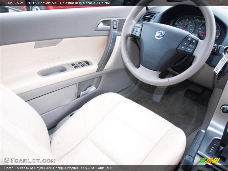 Celestial Blue Metallic / Calcite 2009 Volvo C70 T5 Convertible