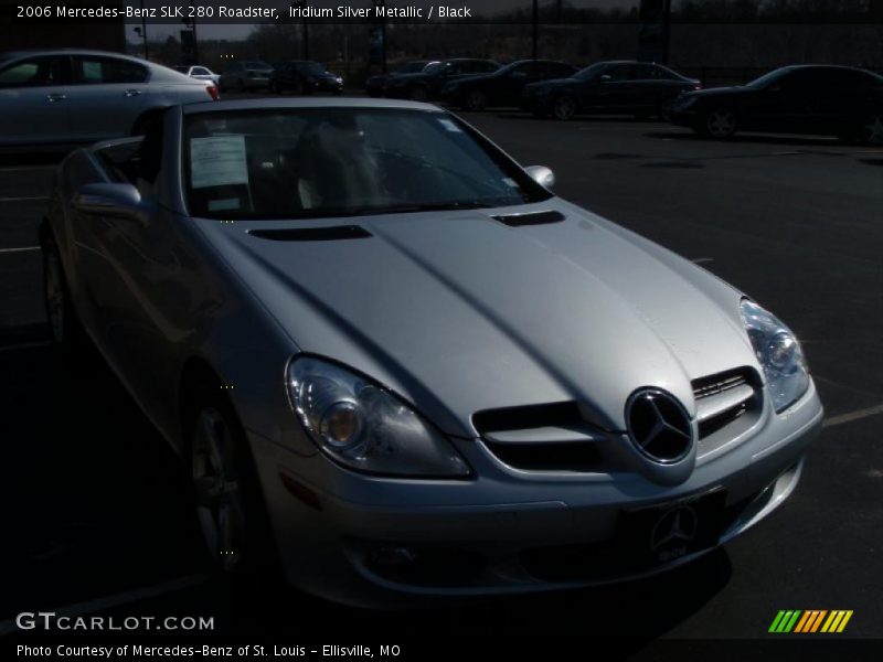 Iridium Silver Metallic / Black 2006 Mercedes-Benz SLK 280 Roadster