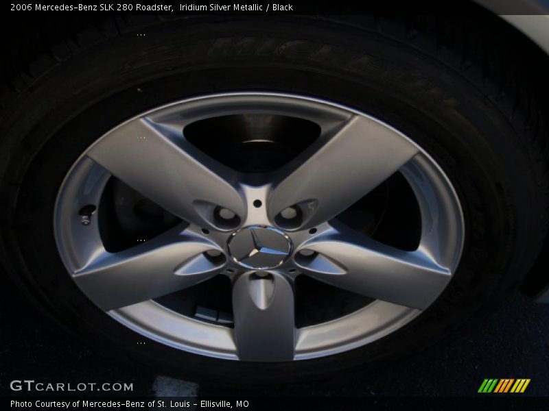 Iridium Silver Metallic / Black 2006 Mercedes-Benz SLK 280 Roadster