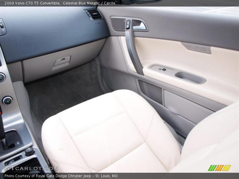 Celestial Blue Metallic / Calcite 2009 Volvo C70 T5 Convertible