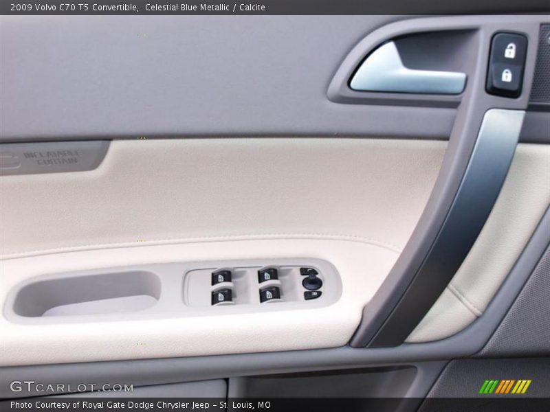 Celestial Blue Metallic / Calcite 2009 Volvo C70 T5 Convertible