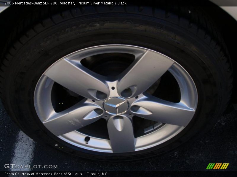 Iridium Silver Metallic / Black 2006 Mercedes-Benz SLK 280 Roadster