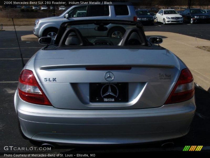 Iridium Silver Metallic / Black 2006 Mercedes-Benz SLK 280 Roadster