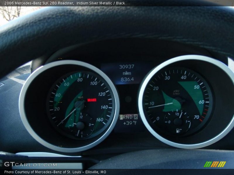 Iridium Silver Metallic / Black 2006 Mercedes-Benz SLK 280 Roadster