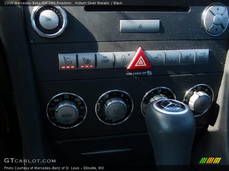 Iridium Silver Metallic / Black 2006 Mercedes-Benz SLK 280 Roadster