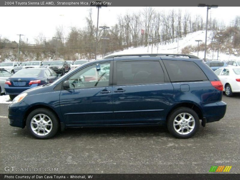 Stratosphere Mica / Stone Gray 2004 Toyota Sienna LE AWD