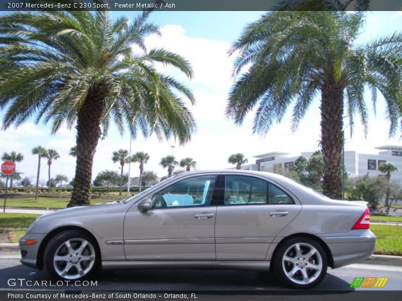 Pewter Metallic / Ash 2007 Mercedes-Benz C 230 Sport