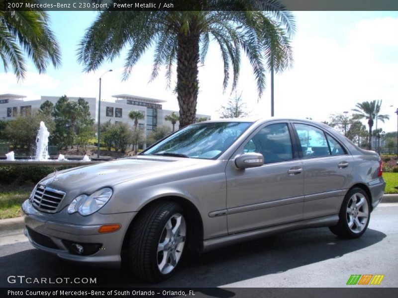 Pewter Metallic / Ash 2007 Mercedes-Benz C 230 Sport