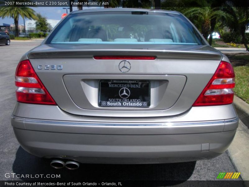 Pewter Metallic / Ash 2007 Mercedes-Benz C 230 Sport