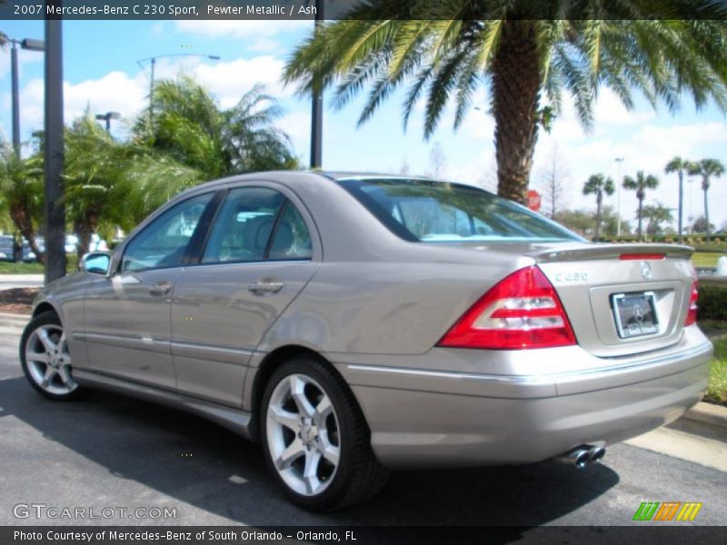 Pewter Metallic / Ash 2007 Mercedes-Benz C 230 Sport