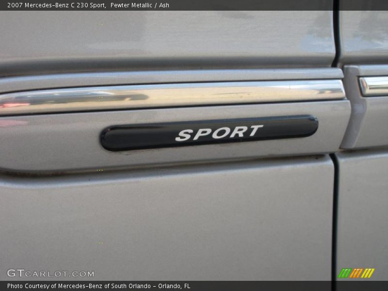 Pewter Metallic / Ash 2007 Mercedes-Benz C 230 Sport