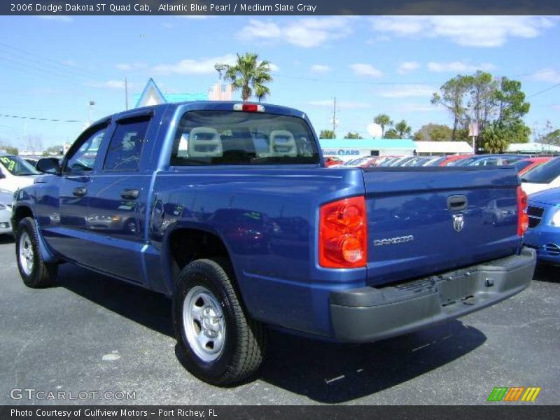 Atlantic Blue Pearl / Medium Slate Gray 2006 Dodge Dakota ST Quad Cab