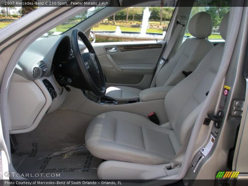 Pewter Metallic / Ash 2007 Mercedes-Benz C 230 Sport