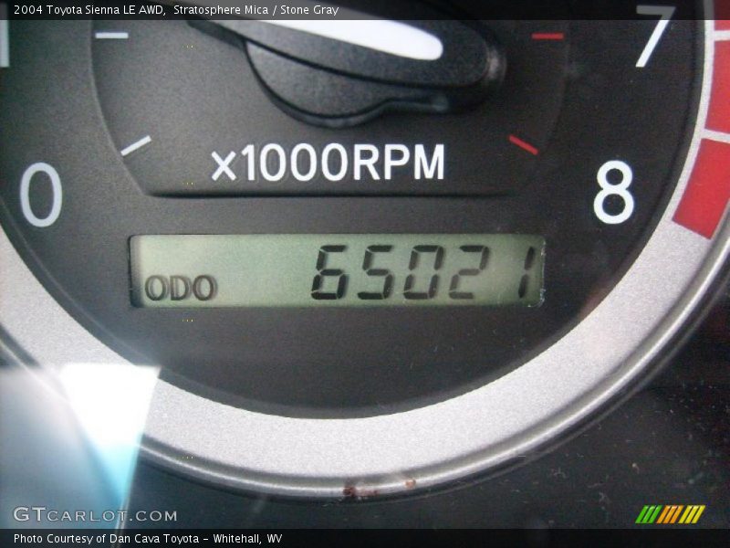 Stratosphere Mica / Stone Gray 2004 Toyota Sienna LE AWD