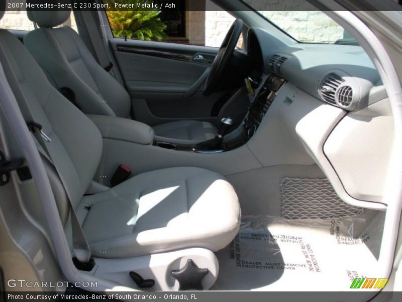 Pewter Metallic / Ash 2007 Mercedes-Benz C 230 Sport