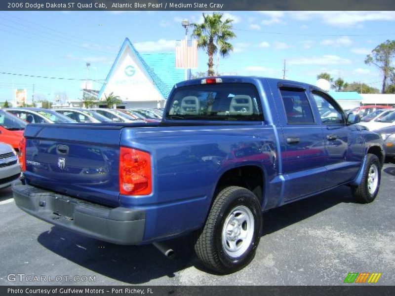 Atlantic Blue Pearl / Medium Slate Gray 2006 Dodge Dakota ST Quad Cab