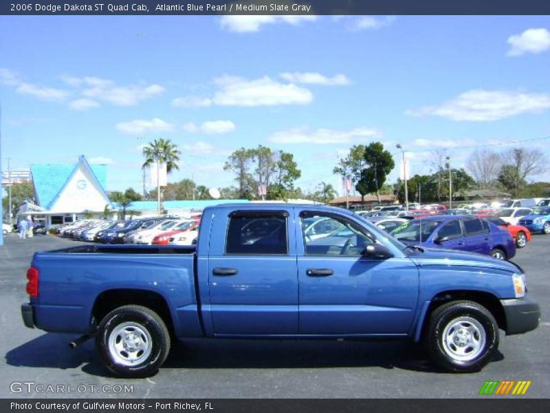 Atlantic Blue Pearl / Medium Slate Gray 2006 Dodge Dakota ST Quad Cab