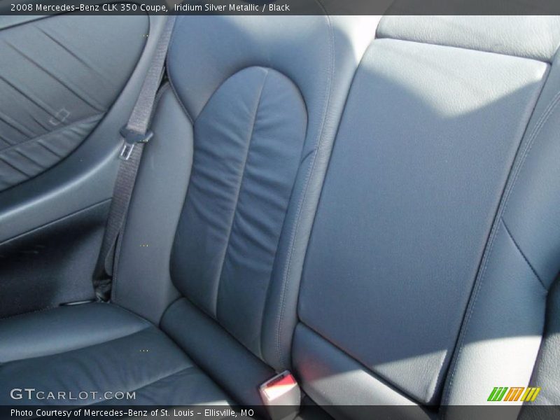 Iridium Silver Metallic / Black 2008 Mercedes-Benz CLK 350 Coupe