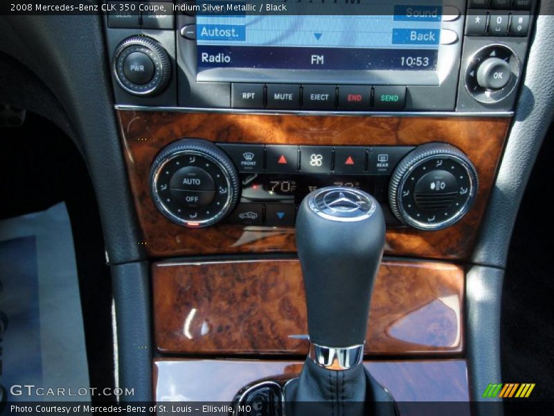 Iridium Silver Metallic / Black 2008 Mercedes-Benz CLK 350 Coupe