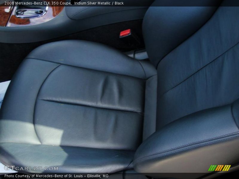 Iridium Silver Metallic / Black 2008 Mercedes-Benz CLK 350 Coupe
