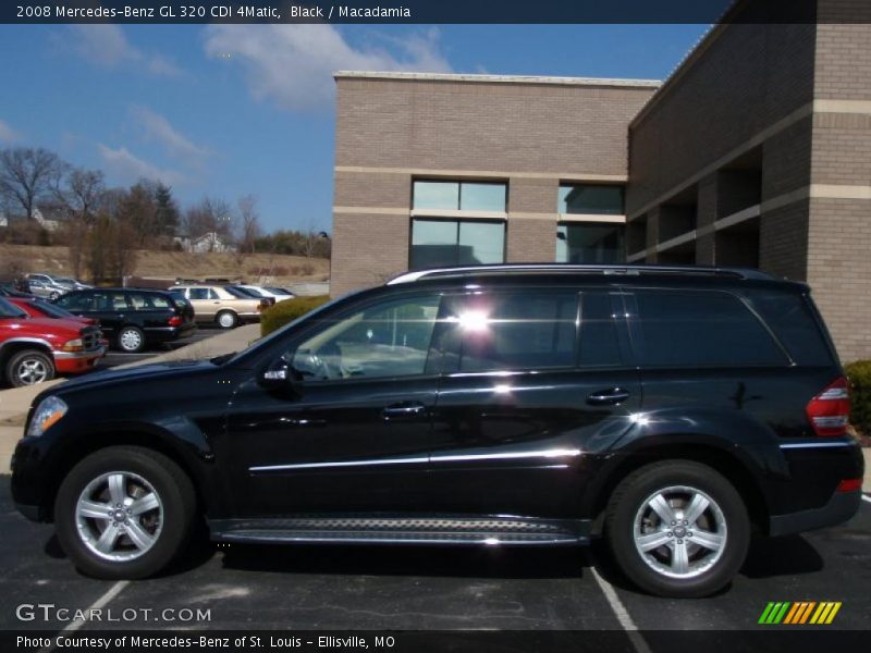 Black / Macadamia 2008 Mercedes-Benz GL 320 CDI 4Matic