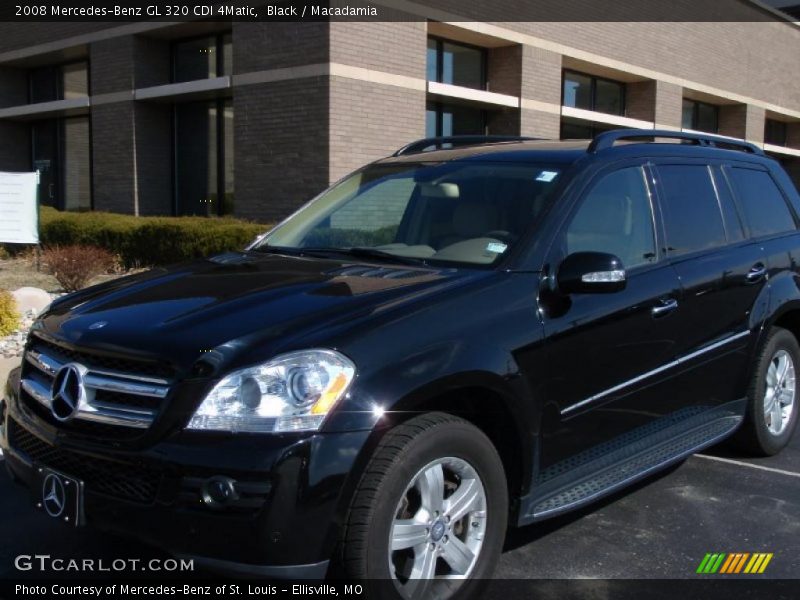 Black / Macadamia 2008 Mercedes-Benz GL 320 CDI 4Matic