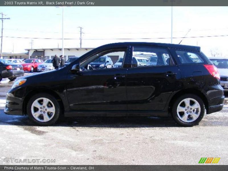Black Sand Pearl / Dark Gray 2003 Toyota Matrix XR