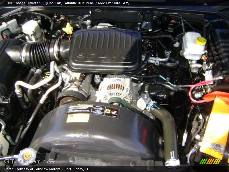 Atlantic Blue Pearl / Medium Slate Gray 2006 Dodge Dakota ST Quad Cab