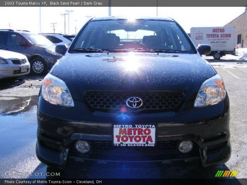 Black Sand Pearl / Dark Gray 2003 Toyota Matrix XR