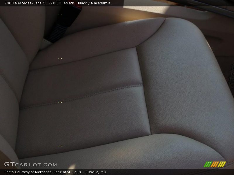 Black / Macadamia 2008 Mercedes-Benz GL 320 CDI 4Matic