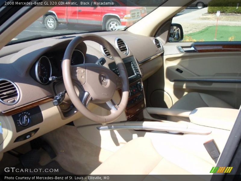 Black / Macadamia 2008 Mercedes-Benz GL 320 CDI 4Matic