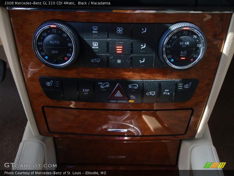 Black / Macadamia 2008 Mercedes-Benz GL 320 CDI 4Matic