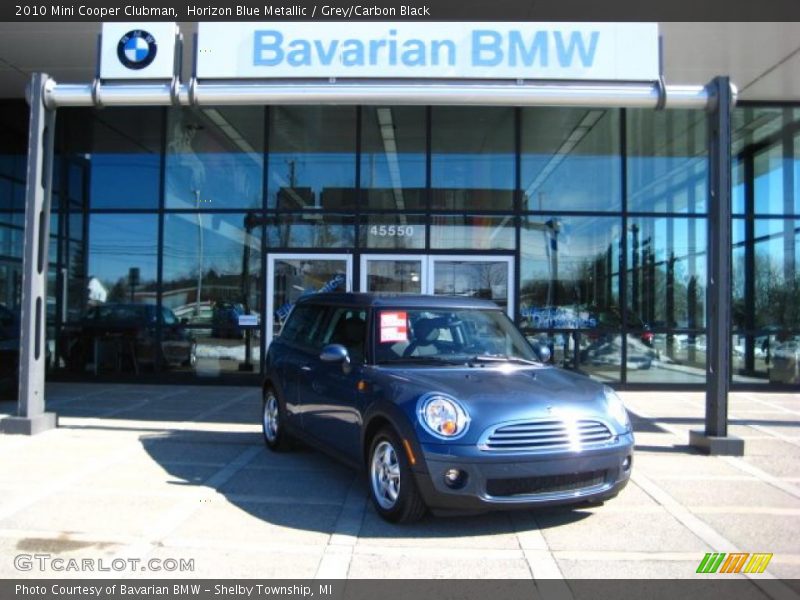 Horizon Blue Metallic / Grey/Carbon Black 2010 Mini Cooper Clubman