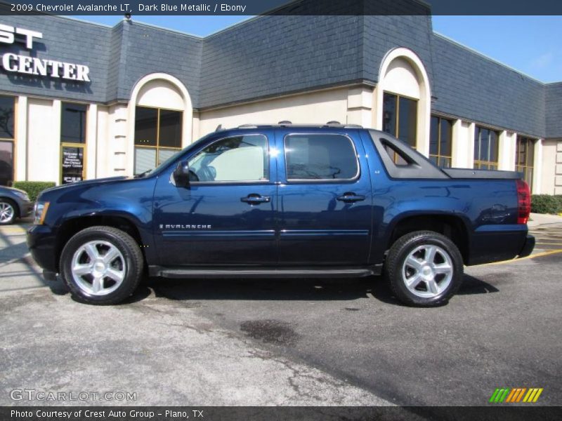 Dark Blue Metallic / Ebony 2009 Chevrolet Avalanche LT