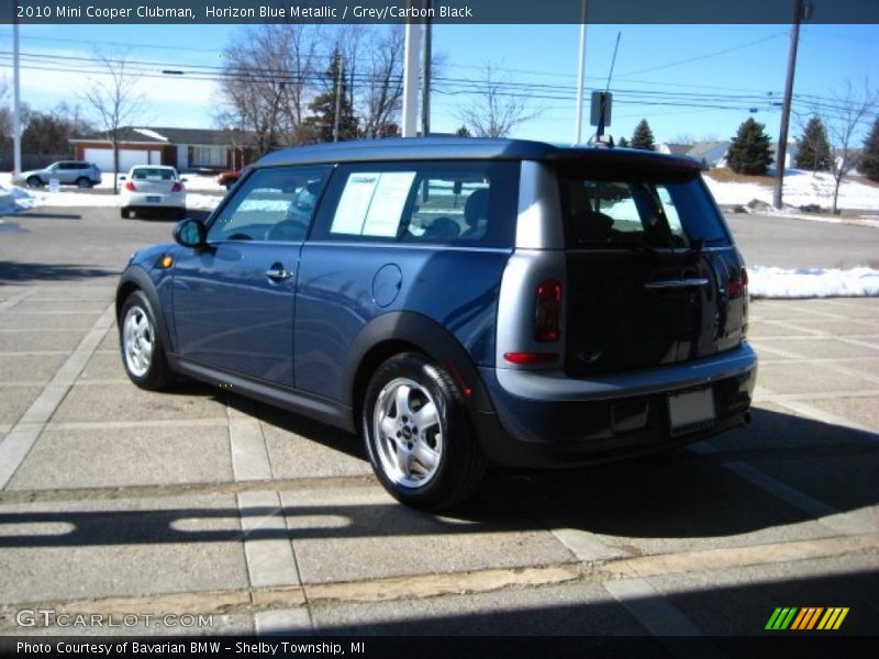 Horizon Blue Metallic / Grey/Carbon Black 2010 Mini Cooper Clubman