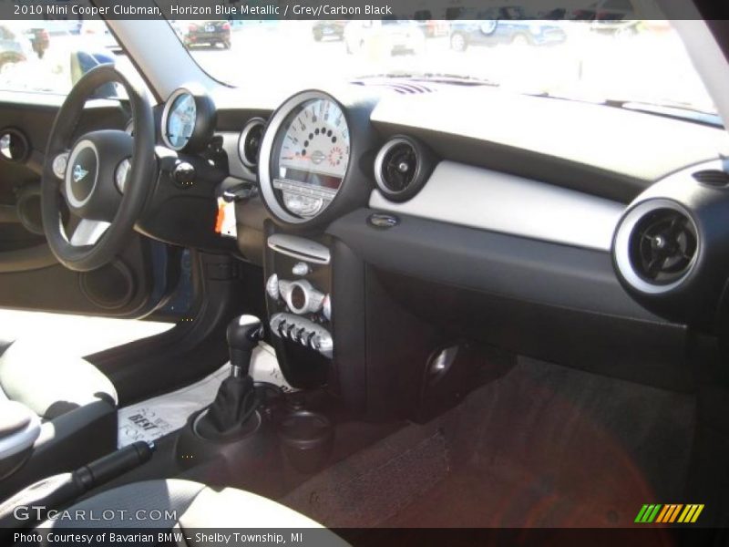 Horizon Blue Metallic / Grey/Carbon Black 2010 Mini Cooper Clubman